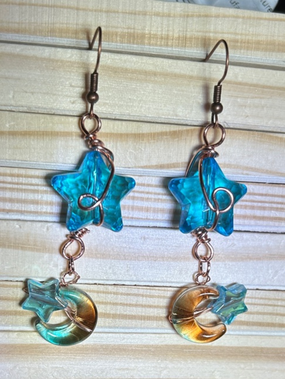 3/$25 Star & Moon Drop Earrings